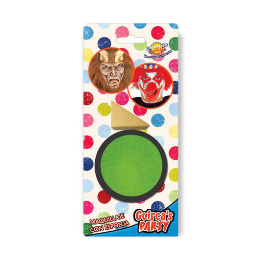 Picture of FACE PAINT WITH SPONGE LIGHT GREEN